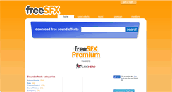 Desktop Screenshot of freesfx.com