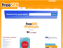 Tablet Screenshot of freesfx.net